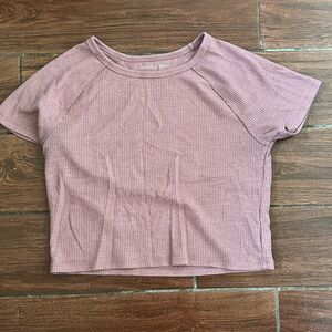 AEO Blush Pink Baby Tee